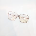 عینک طبی مربعی فلزی کد F1080